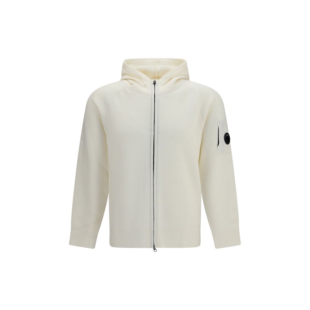 C.P. Company Beige Wool Oves Aries Hoodie
